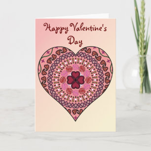 Die Ebenen der Herzkarte Feiertagskarte