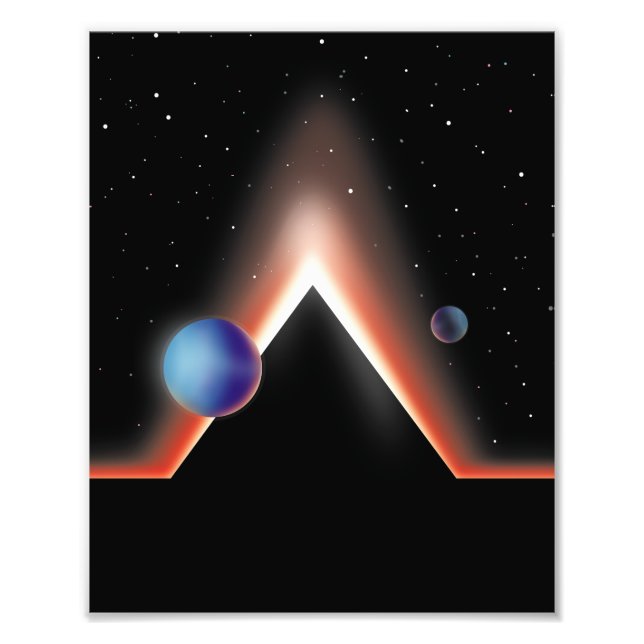 Die Ebenen des Mars Fotodruck (Vorne)