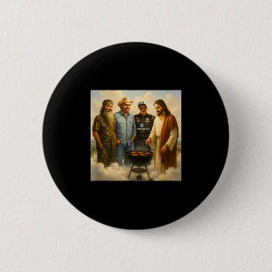Die echte Gang trifft sich im Himmel Phil Funny Me Button