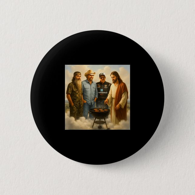 Die echte Gang trifft sich im Himmel Phil Funny Me Button (Vorderseite)