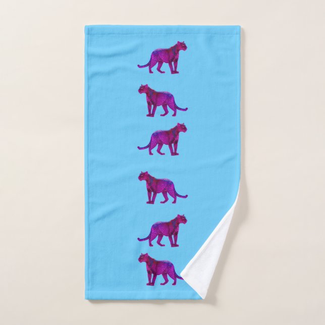 Die echten Magenta-Panthers Handtuch (Handtuch)