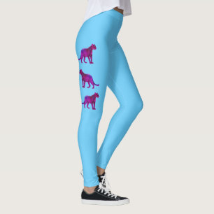 Die echten Magenta-Panthers Leggings