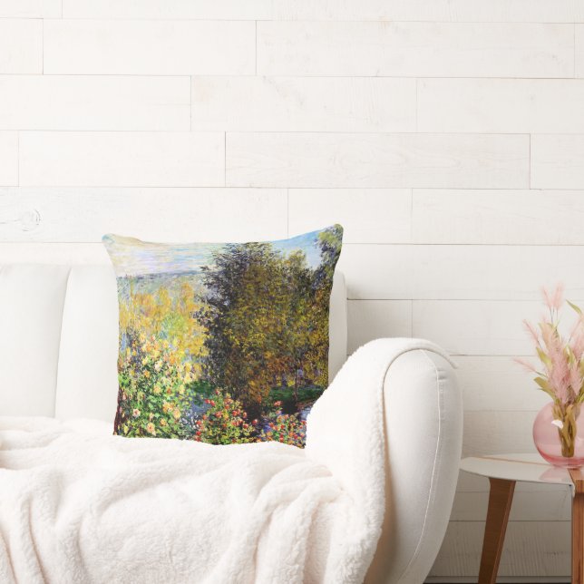 Die Ecke des Gartens von Montgeron Kissen (Liege)