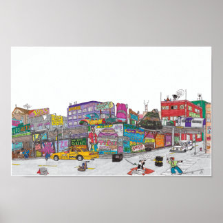 Die Ecke von Tree & Wayne Poster