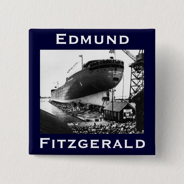 Die Edmund Fitzgerald Button (Vorderseite)