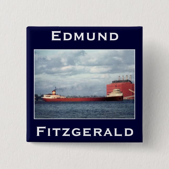 Die Edmund Fitzgerald Button (Vorderseite)