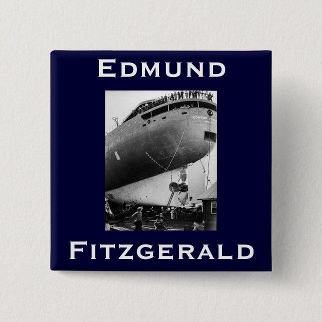Die Edmund Fitzgerald Button (Vorderseite)