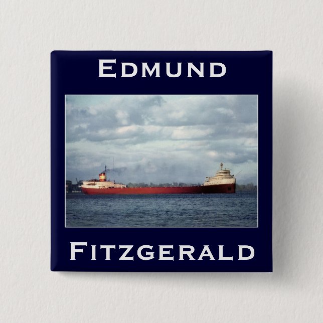 Die Edmund Fitzgerald Button (Vorderseite)