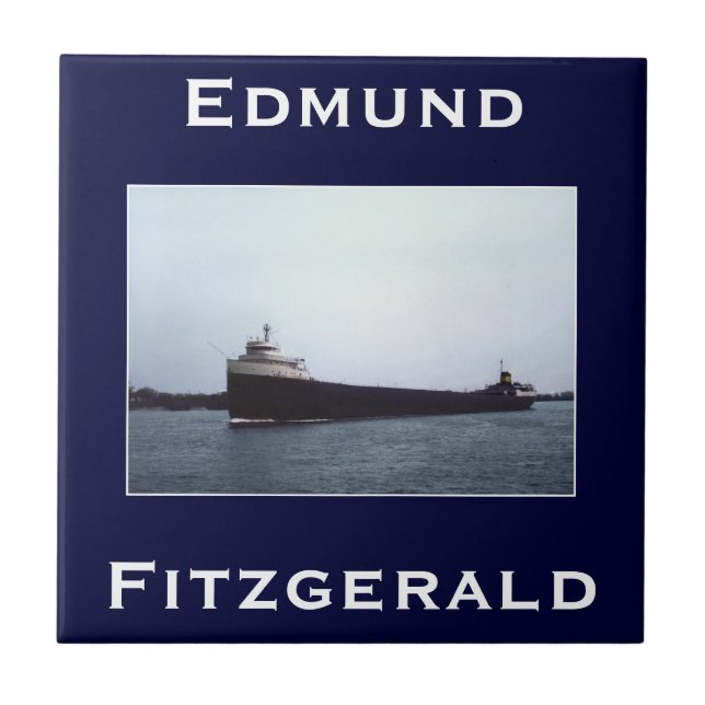 Die Edmund Fitzgerald Fliese (Vorderseite)