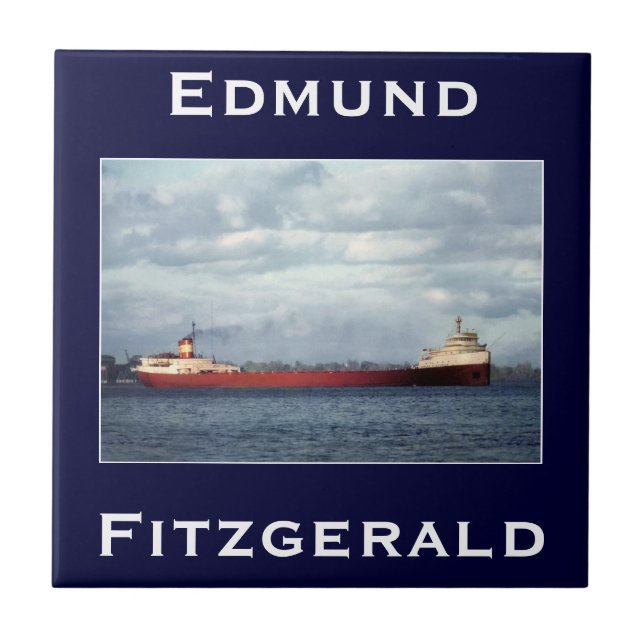 Die Edmund Fitzgerald Fliese (Vorderseite)