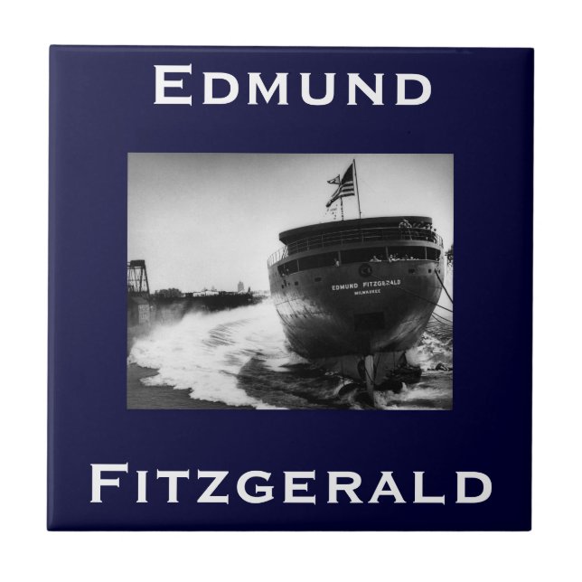 Die Edmund Fitzgerald Fliese (Vorderseite)