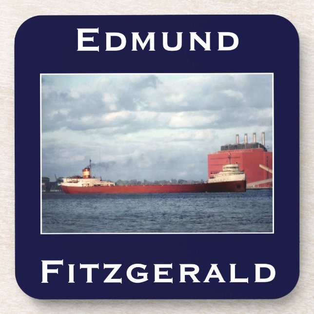 Die Edmund Fitzgerald Getränkeuntersetzer (Vorderseite)