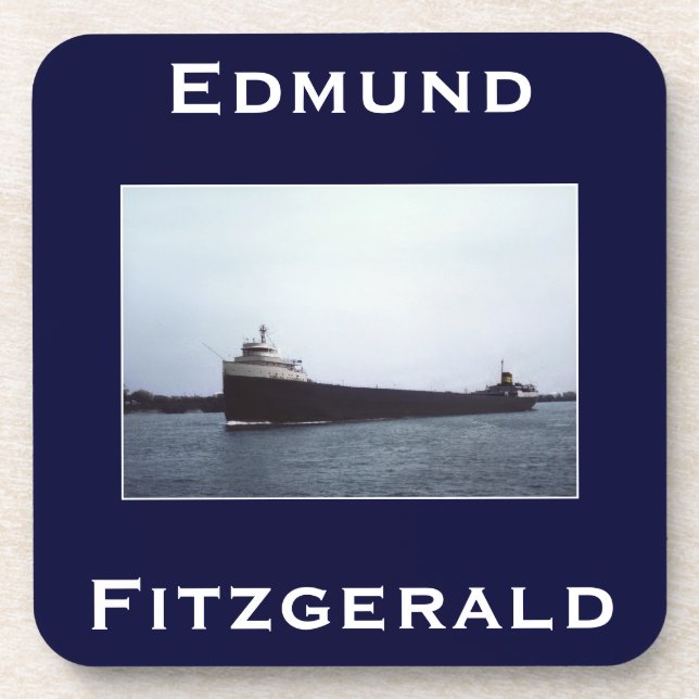 Die Edmund Fitzgerald Getränkeuntersetzer (Vorderseite)