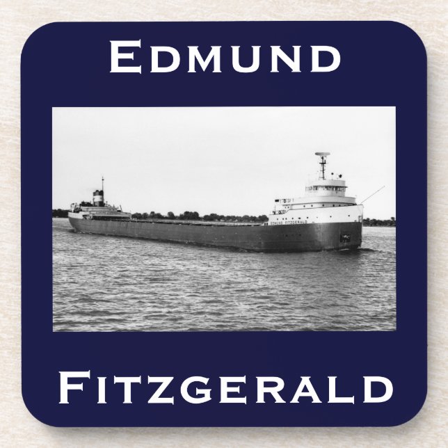 Die Edmund Fitzgerald Getränkeuntersetzer (Vorderseite)