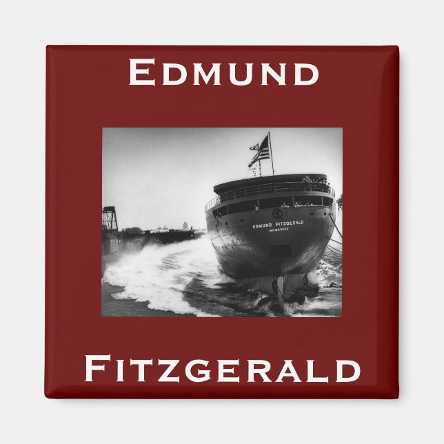 Die Edmund Fitzgerald  Magnet (Vorne)