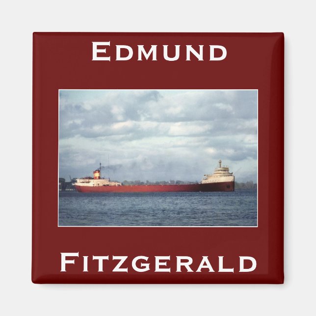 Die Edmund Fitzgerald  Magnet (Vorne)
