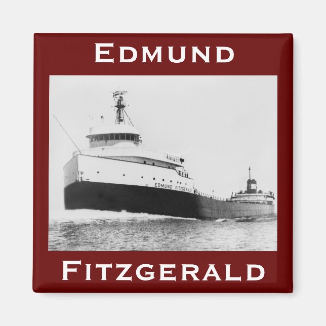 Die Edmund Fitzgerald  Magnet (Vorne)