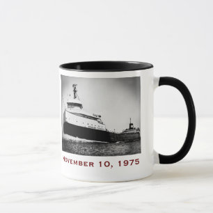Die Edmund Fitzgerald mit Besatzungsnamen Tasse