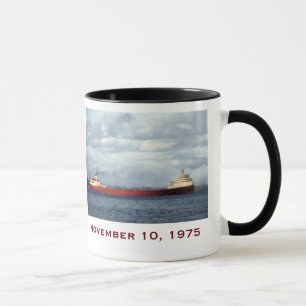 Die Edmund Fitzgerald mit Besatzungsnamen Tasse