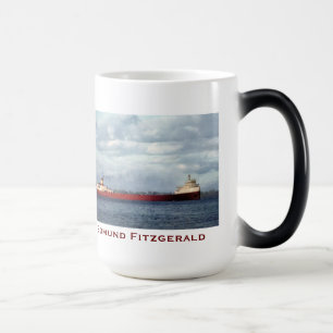 Die Edmund Fitzgerald mit Besatzungsnamen Verwandlungstasse