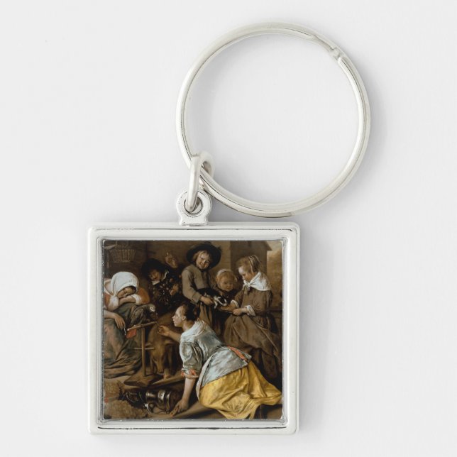Die Effekte der Zügellosigkeit, c.1663-65 Schlüsselanhänger (Vorne)