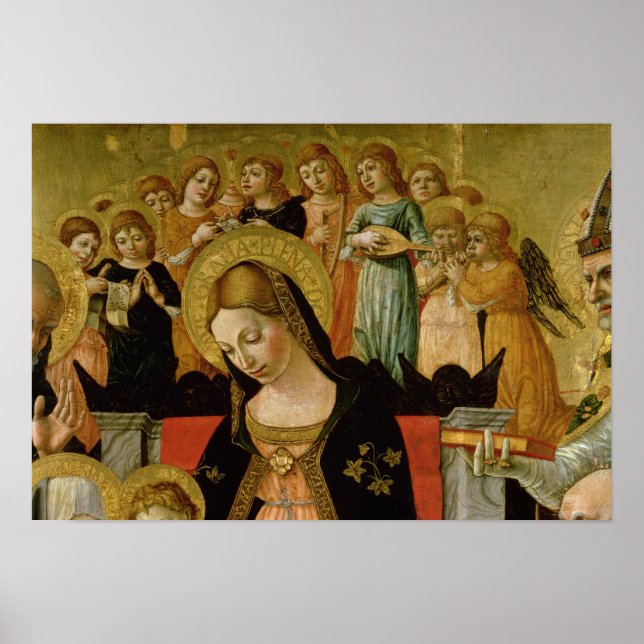 Die Ehe der Heiligen Catherine von Siena Poster (Vorne)
