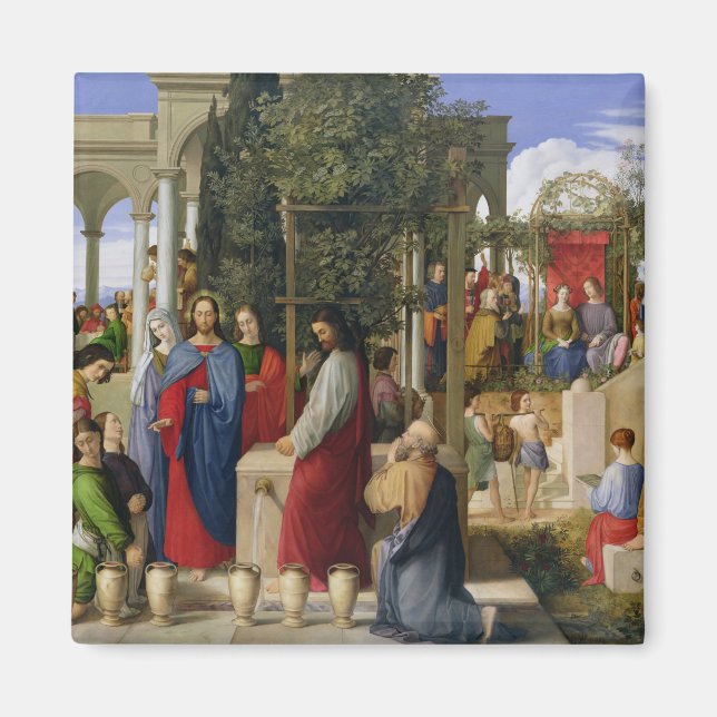 Die Ehe in Cana, 1819 Magnet (Vorne)