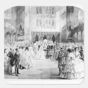 Die Ehe Victorias Quadratischer Aufkleber