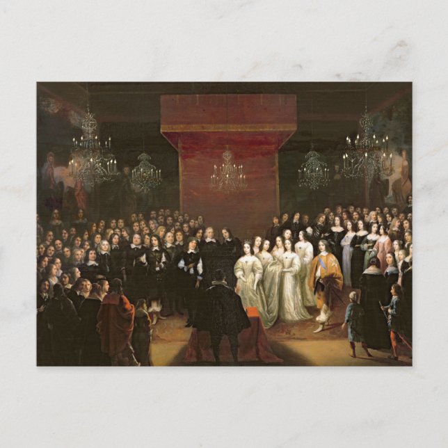 Die Ehe von Frederick William Postkarte (Vorderseite)