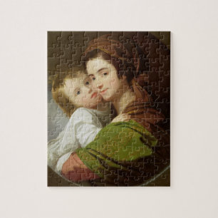 Die Ehefrau des Künstlers, Elizabeth und ihr Sohn Puzzle