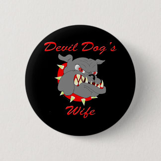 Die Ehefrau des USMC-Teufel-Hundes Button
