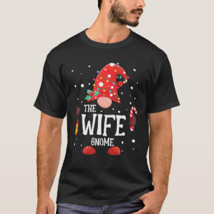 Die Ehefrau wird Familienweihnachtsgnome T-Shirt