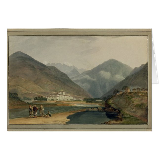 Die ehemalige Winter-Hauptstadt von Bhutan an (Vorderseite (Horizontal))