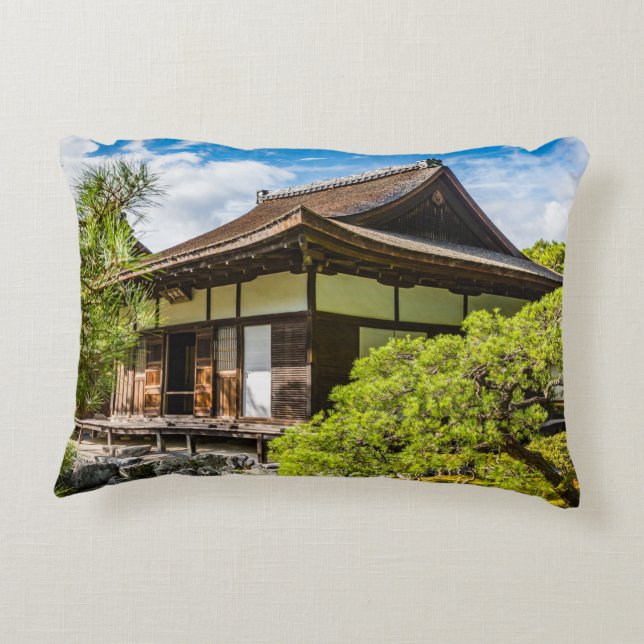 Die Ehre oder der Hauptsaal in Ginkaku-Ji, Kyoto Dekokissen (Rückseite)