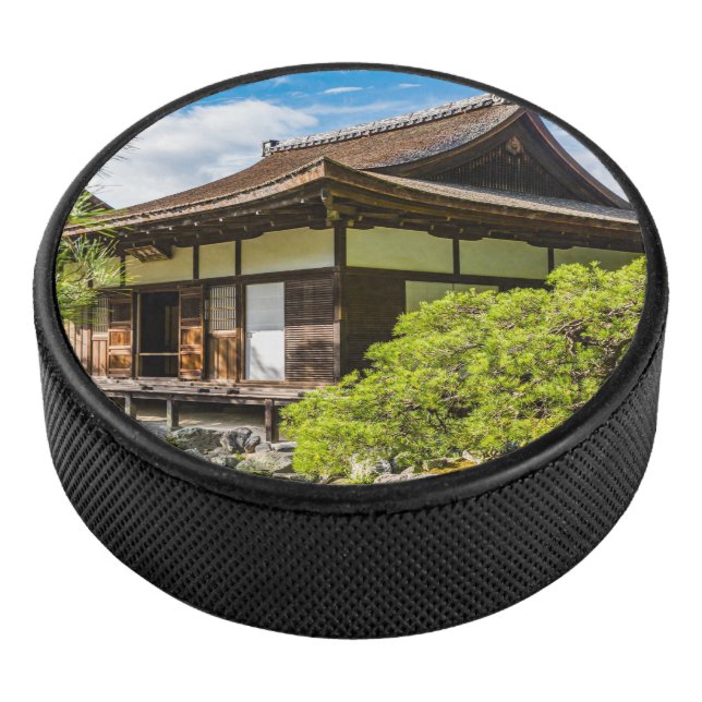 Die Ehre oder der Hauptsaal in Ginkaku-Ji, Kyoto Eishockey Puck (3/4)