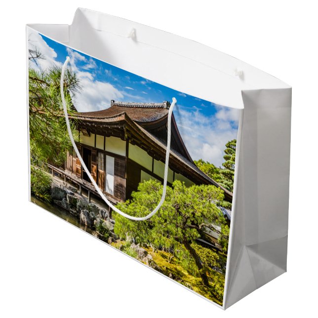 Die Ehre oder der Hauptsaal in Ginkaku-Ji, Kyoto Große Geschenktüte (Rückseite Schrägansicht)