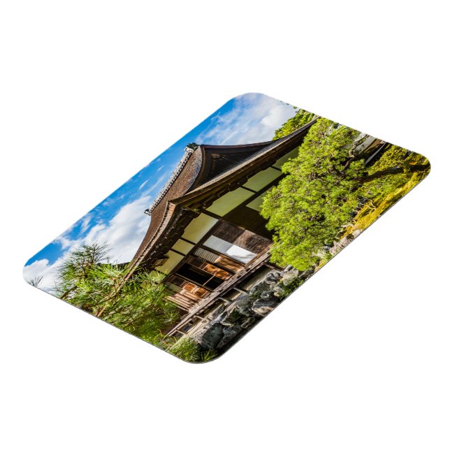 Die Ehre oder der Hauptsaal in Ginkaku-Ji, Kyoto Magnet (Linke Seite)