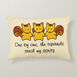 Die Eichhörnchen stehlen meinen sanften Spaß Zierkissen