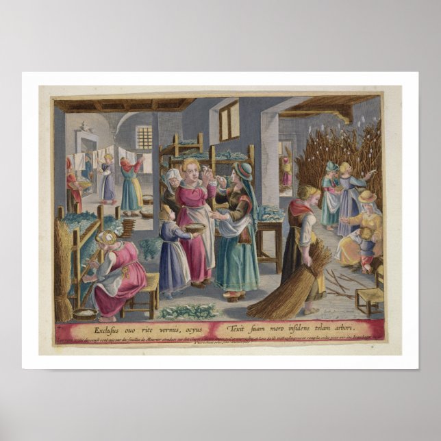 Die Eier schlucken in Würmer, sie werden durch Poster (Vorne)