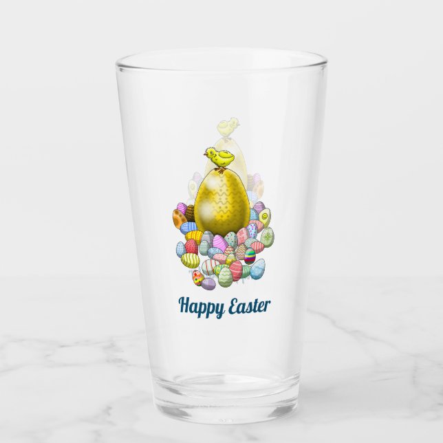 Die Eierjagd des Osterkichts Glas (Vorderseite)
