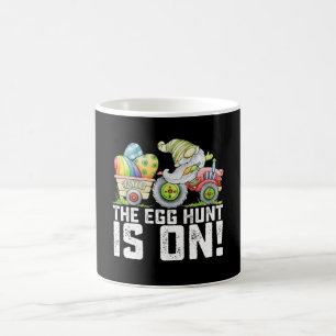 Die Eierjagd ist auf Gnom lustige Ostern Kaffeetasse