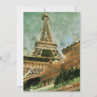 Die Eiffelturm-Las Vegas-Einladung Einladung