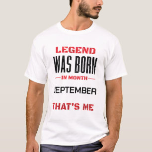 Die eigene Legende war in Weiß Geboren T-Shirt