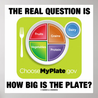 Die eigentliche Frage ist, wie groß ist das Plate? Poster