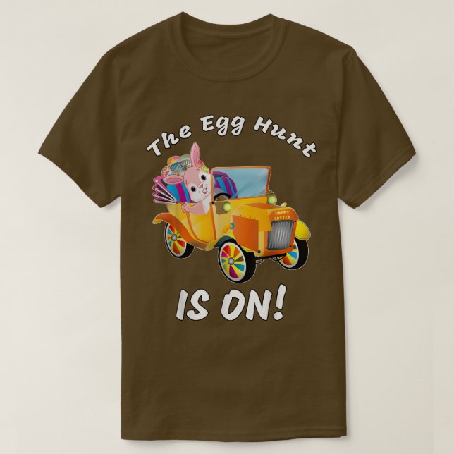 Die Eijagd ist auf T-Shirt (Design vorne)