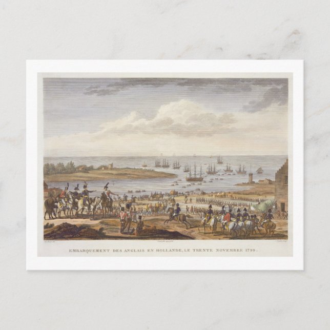 Die Einbürgerung der Engländer in Holland, 30. Nov Postkarte (Vorderseite)