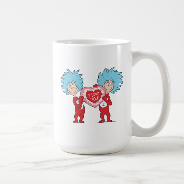 Die eine Sache zwei ich Liebe Sie Kaffeetasse (Rechts)