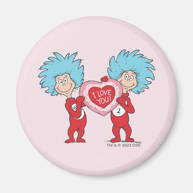 Die eine Sache zwei ich Liebe Sie Magnet (Vorne)