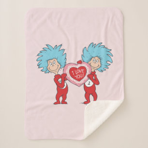 Die eine Sache zwei ich Liebe Sie Sherpadecke