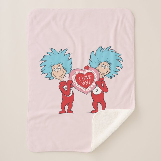 Die eine Sache zwei ich Liebe Sie Sherpadecke (Vorderseite)